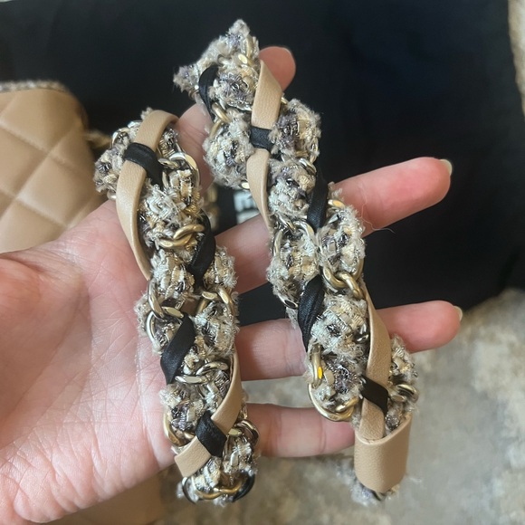 Authentic Chanel Tweedy Flap East-West Style Bag - Picture 16 of 16